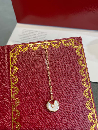¡®Lume Jewelry¡¯AMULETTE ROSE GOLD MOP NECKLACE