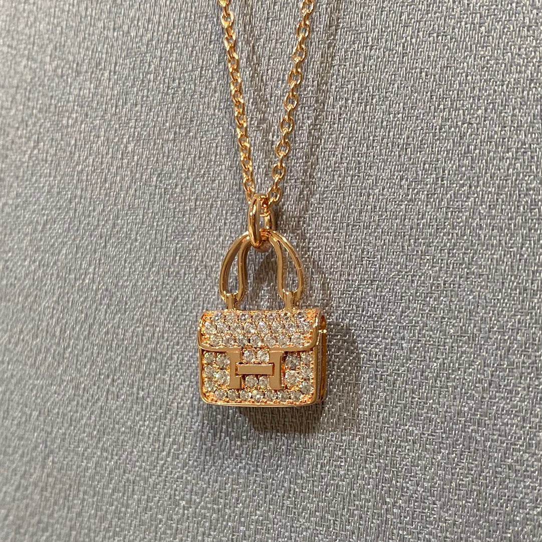¡®Lume Jewelry¡¯CONSTANCE PEDANT DIAMOND NECKLACE