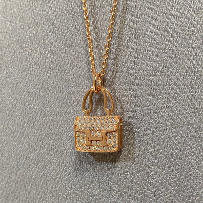 ¡®Lume Jewelry¡¯CONSTANCE PEDANT DIAMOND NECKLACE