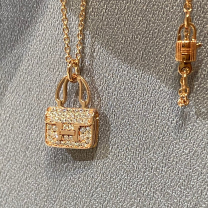 ¡®Lume Jewelry¡¯CONSTANCE PEDANT DIAMOND NECKLACE