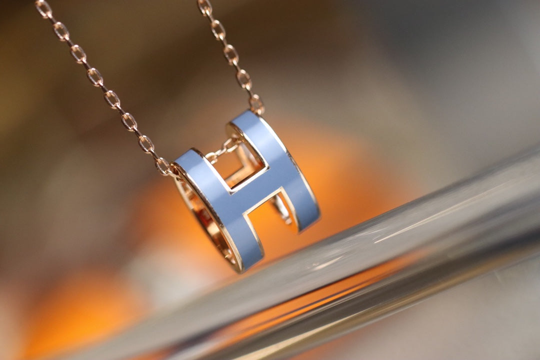 ¡®Lume Jewelry¡¯POP H PEDANT PINK GOLD