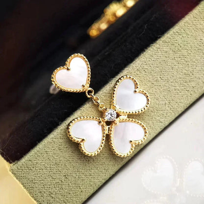 ¡®Lume Jewelry¡¯CLOVER SWEET WHITE MOP EARRINGS