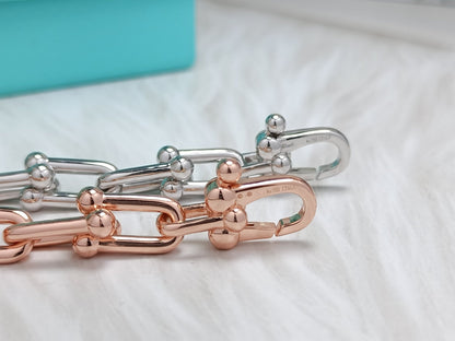 [Lume Jewelry]HARDWEAR BRACELET PINK GOLD AND SILVER