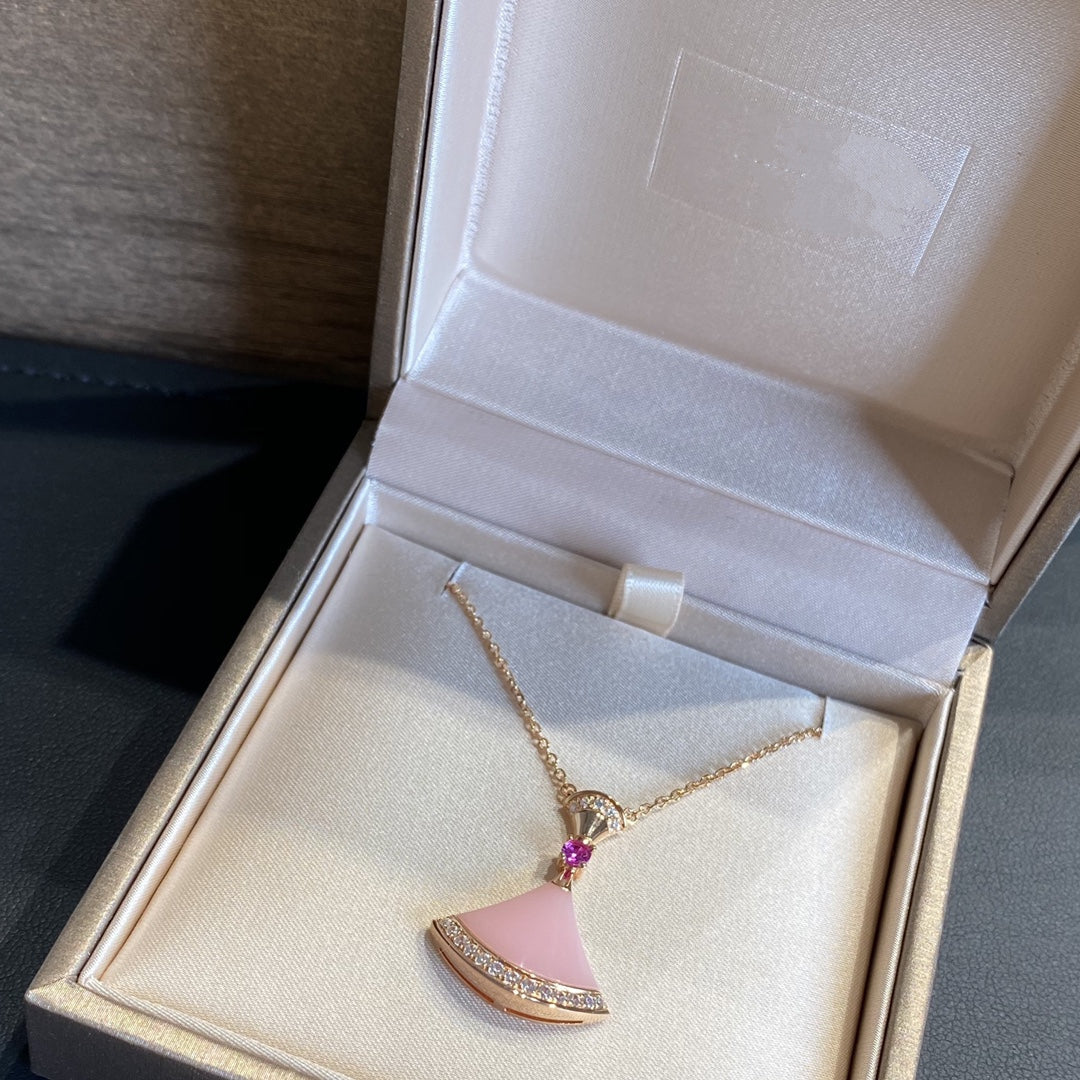 [Lume Jewelry]DREAM NECKLACE PINK OPAL