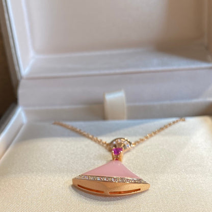 [Lume Jewelry]DREAM NECKLACE PINK OPAL