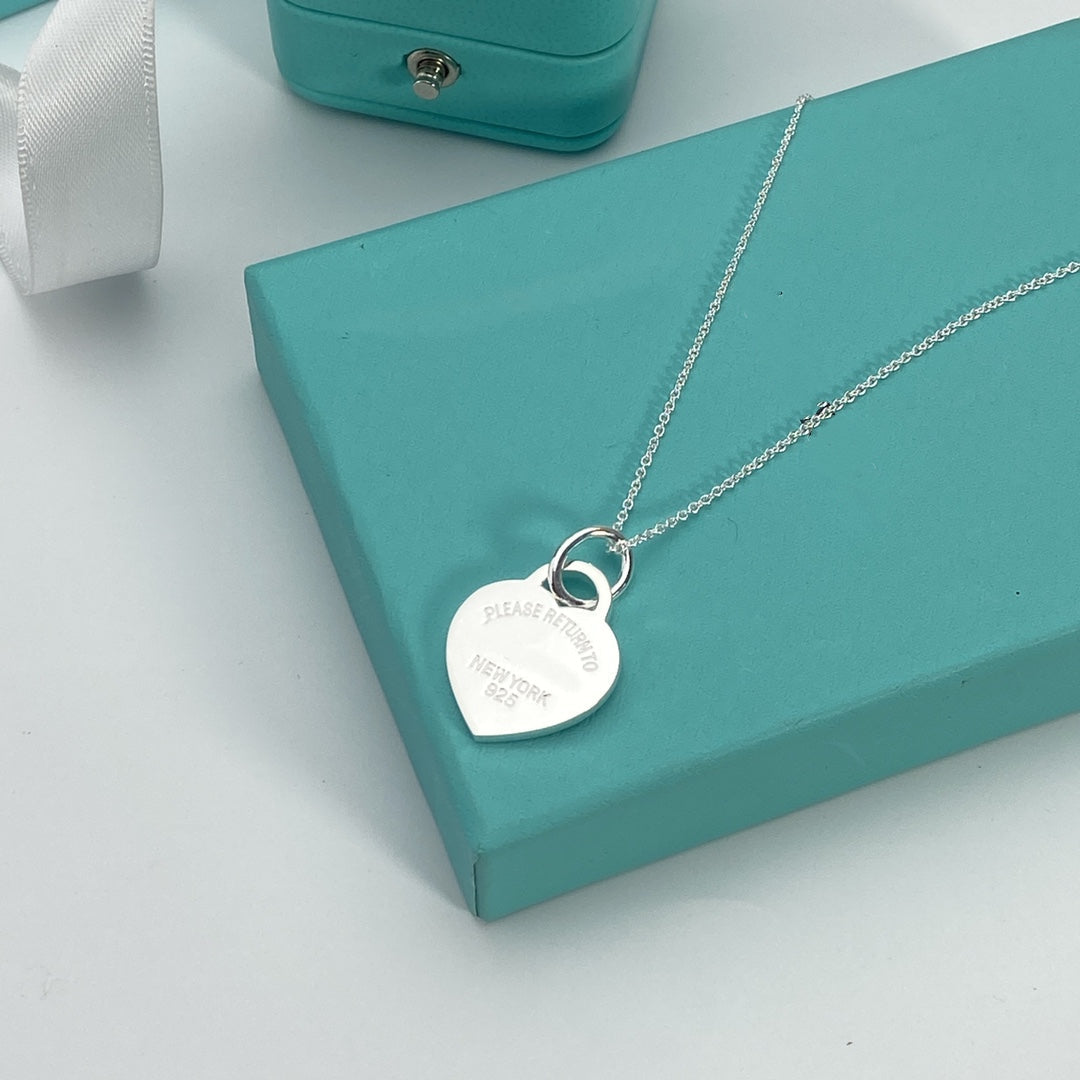 [Lume Jewelry]HEART PEDANT SILVER NECKLACE