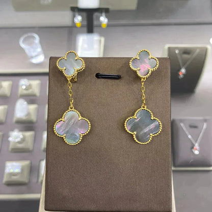 ¡®Lume Jewelry¡¯CLOVER 2 MOTIFS  EARRINGS (MULTIPLE CHOICESC