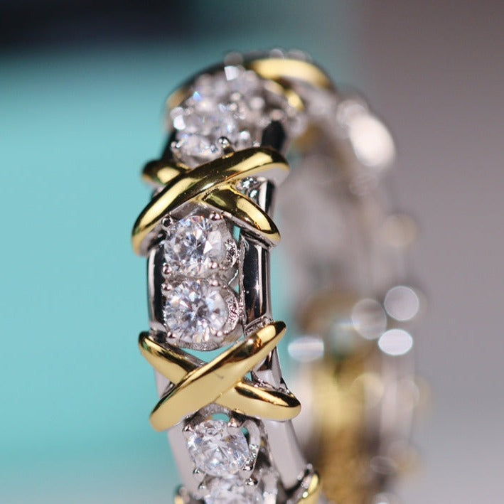 [Lume Jewelry]SIXTEEN STONE RING GOLD