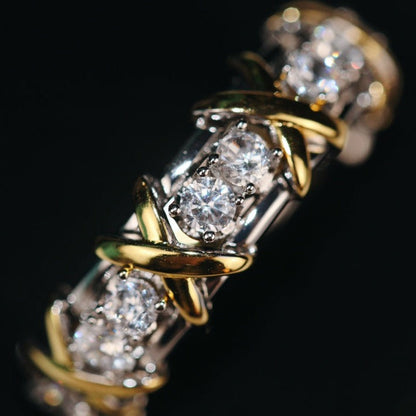 [Lume Jewelry]SIXTEEN STONE RING GOLD
