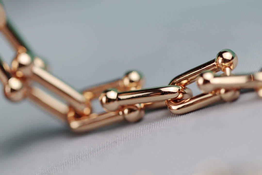 [Lume Jewelry]HARDWEAR LINK GOLD NECKLACE