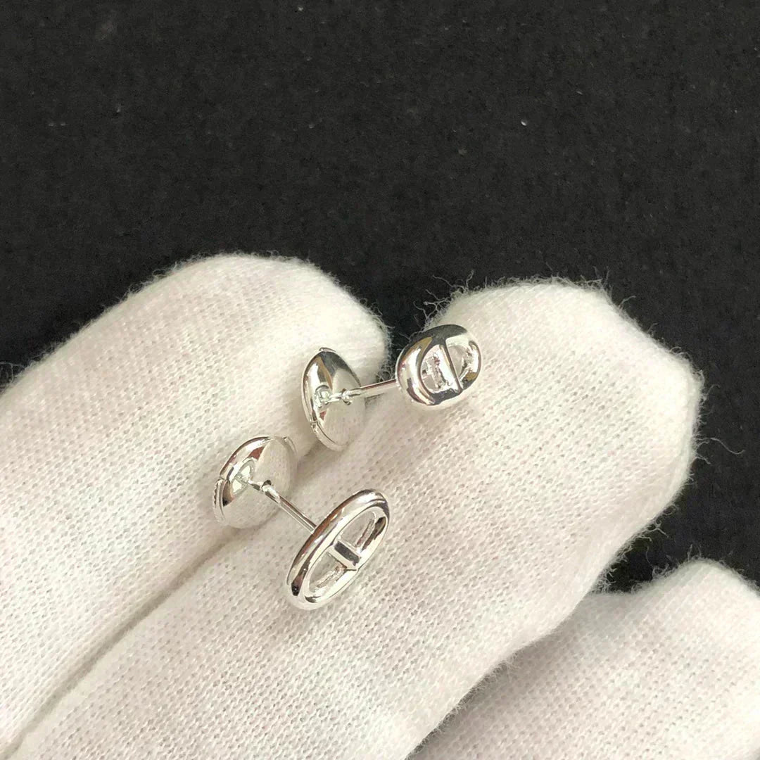 ¡®Lume Jewelry¡¯CHAINE SMALL EARRINGS GOLD AND SILVER