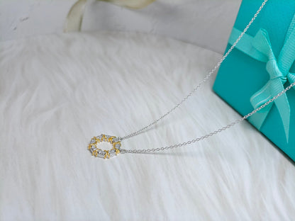 [Lume Jewelry]SIXTEEN STONE NECKLACE GOLD