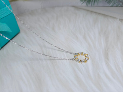 [Lume Jewelry]SIXTEEN STONE NECKLACE GOLD