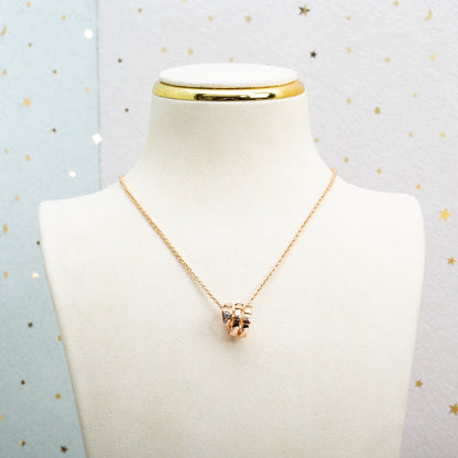 [Lume Jewelry]SERPENTI PINK GOLD NECKLACE DIAMOND