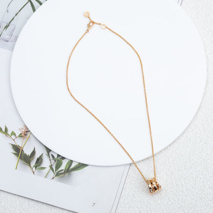 [Lume Jewelry]SERPENTI PINK GOLD NECKLACE DIAMOND