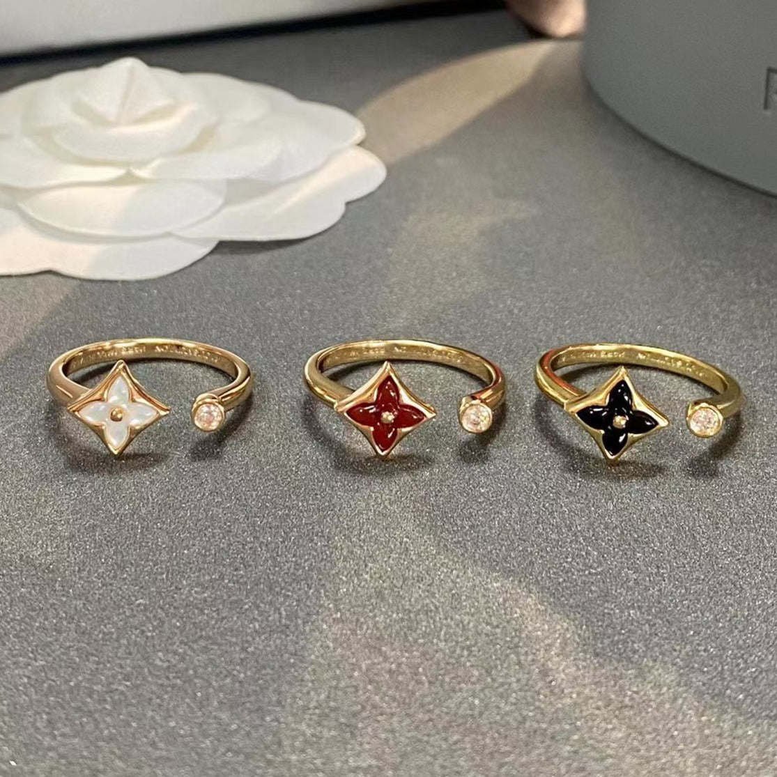 ¡®Lume Jewelry¡¯STAR 1 DIAMOND OPEN RING