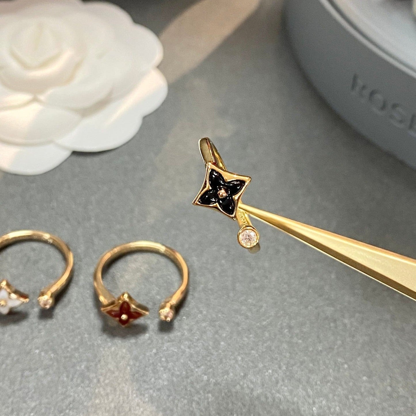 ¡®Lume Jewelry¡¯STAR 1 DIAMOND OPEN RING