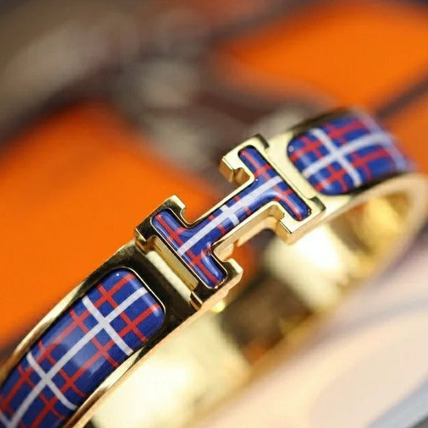 ¡®Lume Jewelry¡¯H TARTAN BRACELET 12MM