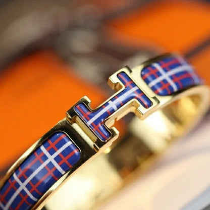 ¡®Lume Jewelry¡¯H TARTAN BRACELET 12MM