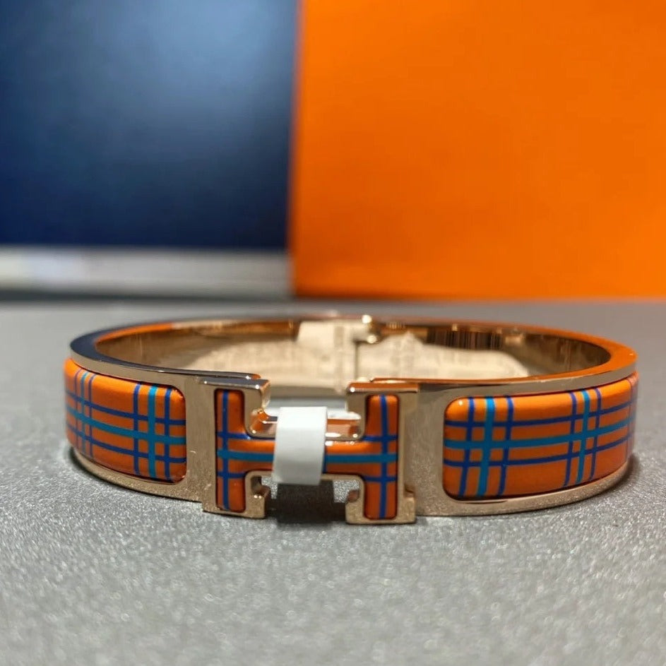 ¡®Lume Jewelry¡¯H TARTAN BRACELET 12MM