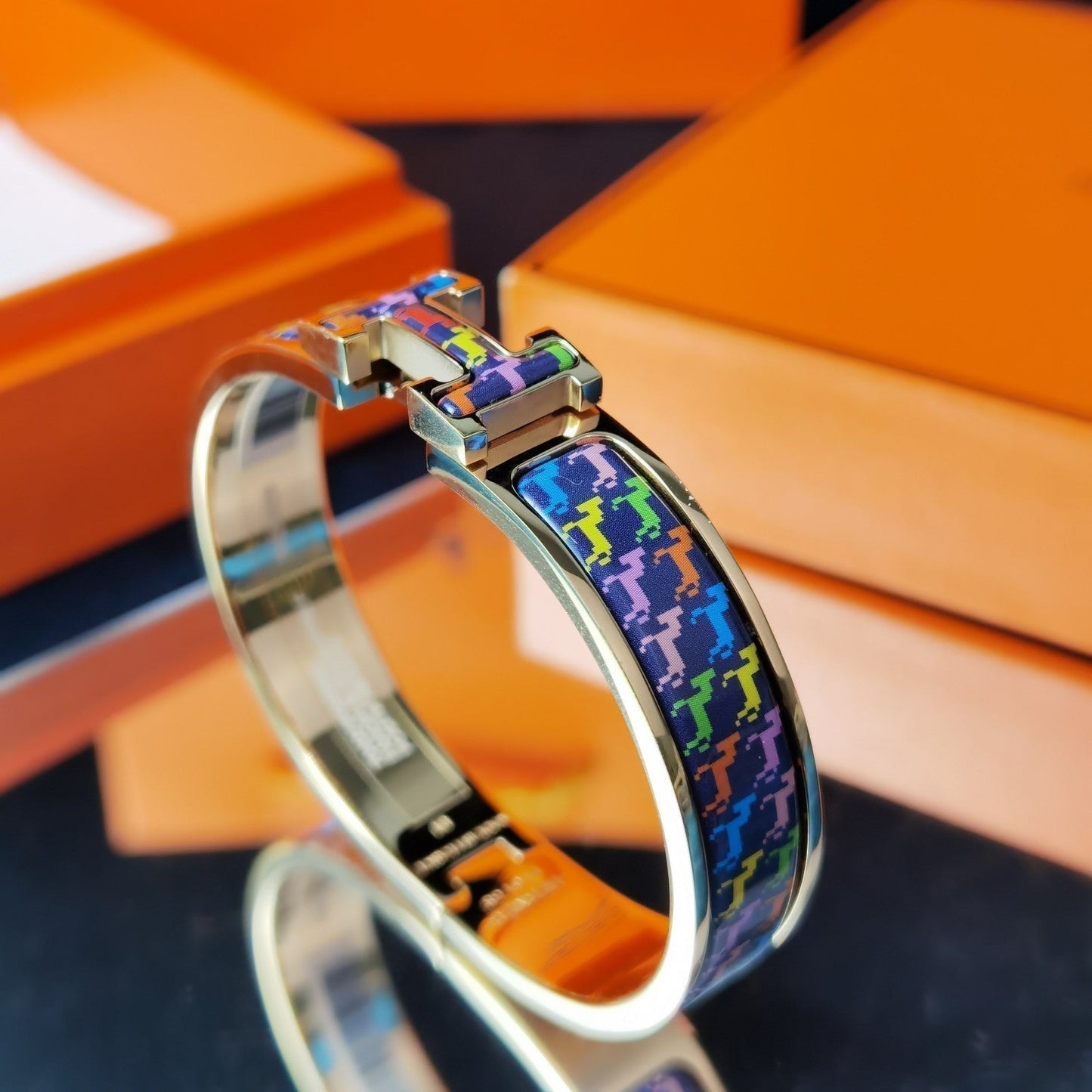 ¡®Lume Jewelry¡¯H HORSE BRACELET 12MM
