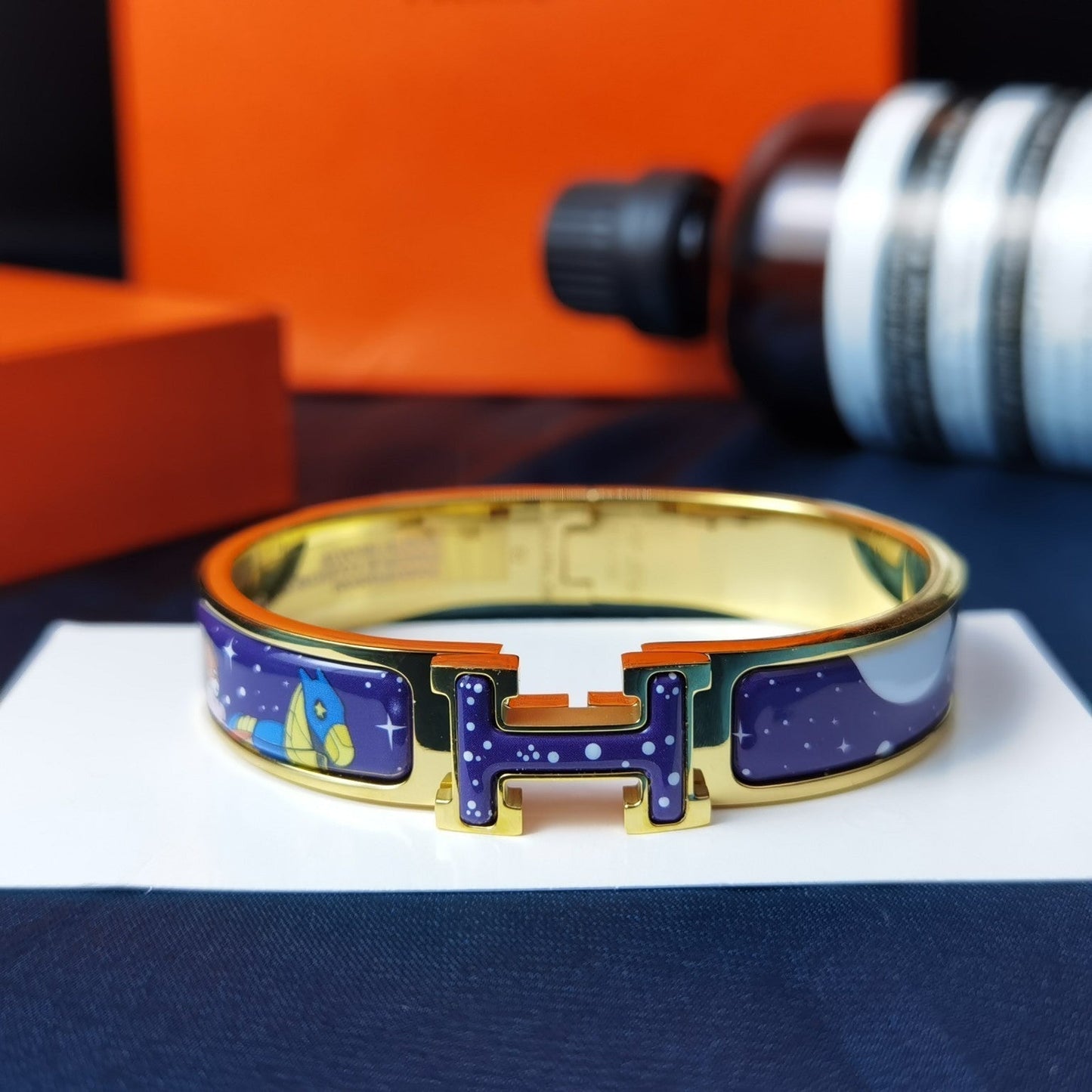 ¡®Lume Jewelry¡¯H STAR AND MOON BRACELET 12MM