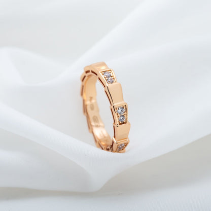 [Lume Jewelry]SERPENTI RING PINK GOLD  3MM