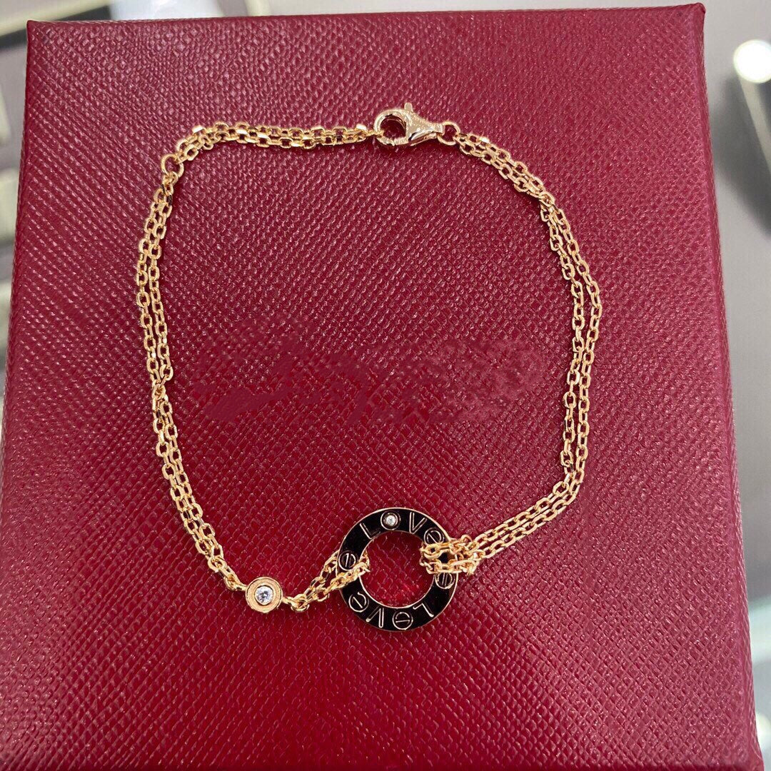 ¡®Lume Jewelry¡¯LOVE BRACELET 2 DIAMOND