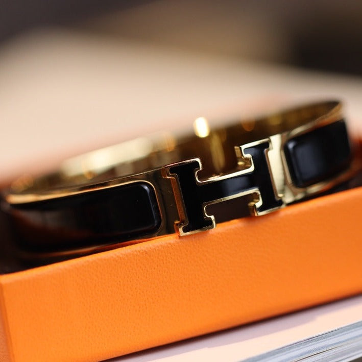 ¡®Lume Jewelry¡¯H BRACELET 12MM GOLD