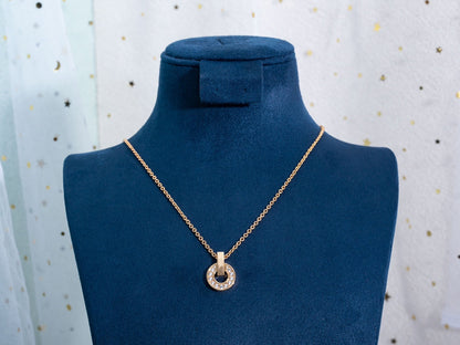 [Lume Jewelry]GARI NECKLACE PINK GOLD DIAMOND
