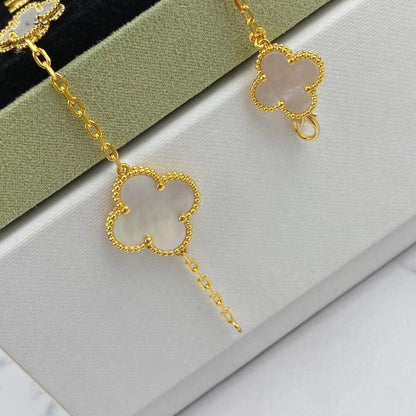 ¡®Lume Jewelry¡¯MAGIC CLOVER MOP GOLD BRACELET 5 MOTIFS