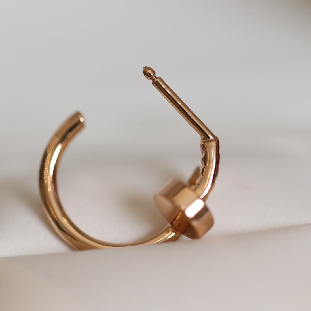 ¡®Lume Jewelry¡¯JUSTE EARRINGS PINK GOLD