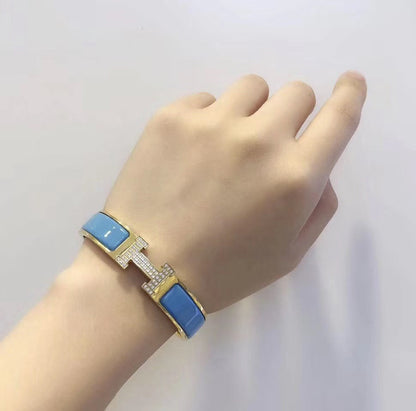 ¡®Lume Jewelry¡¯H CLOUD BLUE BRACELET GOLD DIAMOND