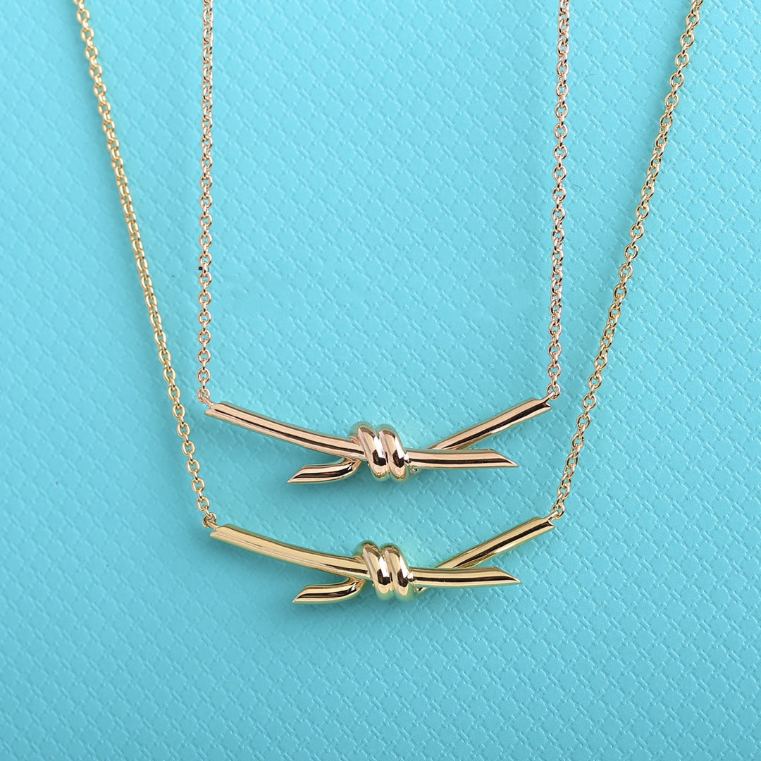 [Lume Jewelry]KNOT NECKLACE GOLD