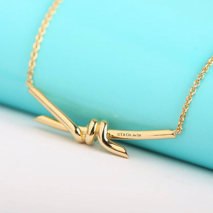[Lume Jewelry]KNOT NECKLACE GOLD