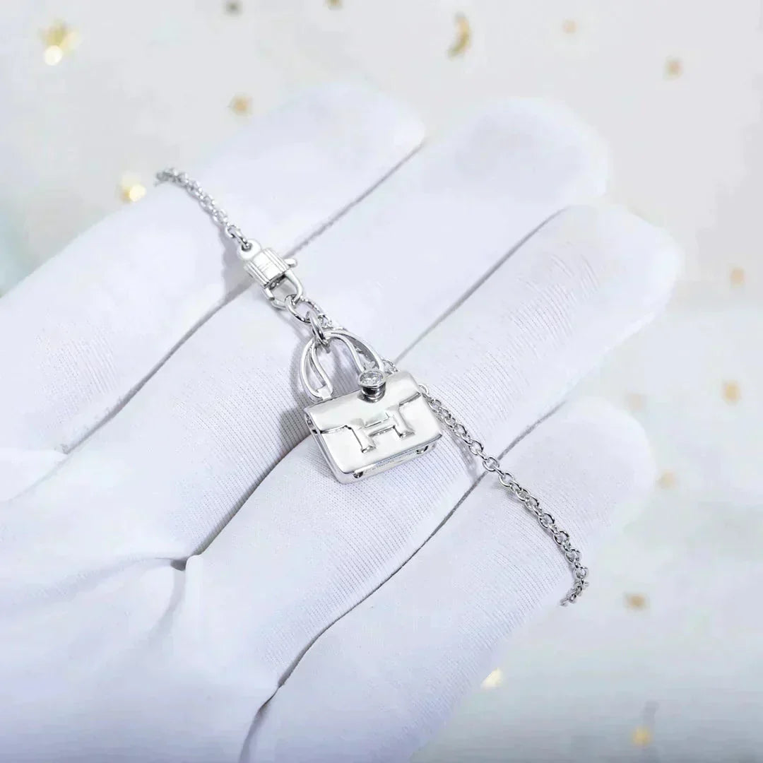¡®Lume Jewelry¡¯AMULETTE PEDANT SILVER NECKLACE
