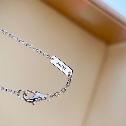 ¡®Lume Jewelry¡¯CLOVER DIAMOND NECKLACE SILVER