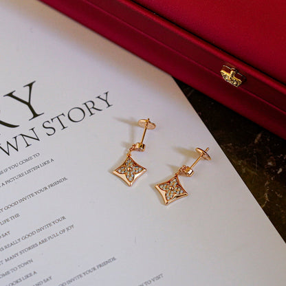 ¡®Lume Jewelry¡¯STAR DIAMONDS EARRINGS GOLD