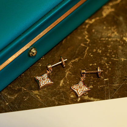 ¡®Lume Jewelry¡¯STAR DIAMONDS EARRINGS GOLD