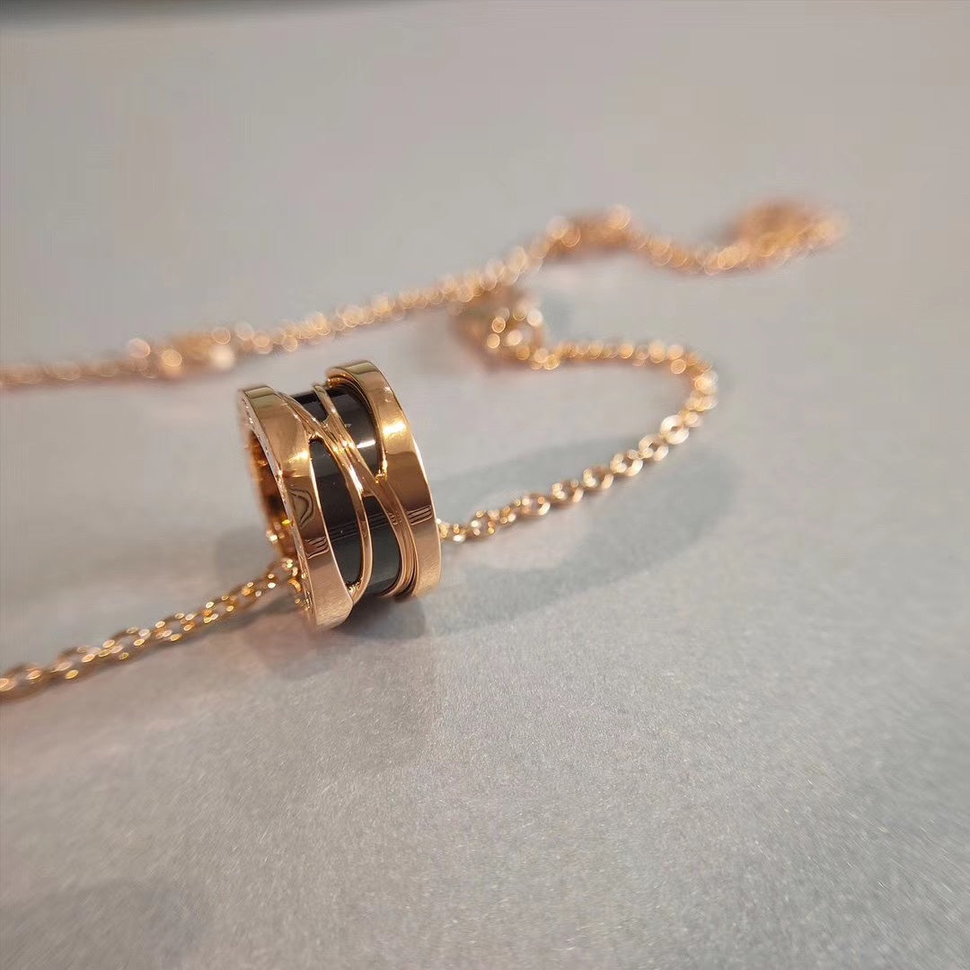 [Lume Jewelry]ZERO 1 NECKLACE PINK GOLD