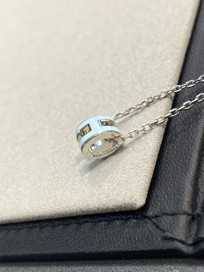 ¡®Lume Jewelry¡¯POP H LIGHT BLUE NECKLACE