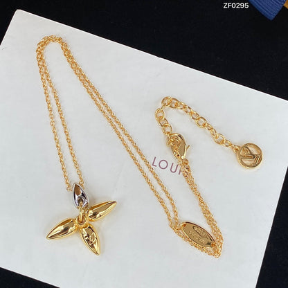¡®Lume Jewelry¡¯LOUISETTE PEDANT GOLD NECKLACE