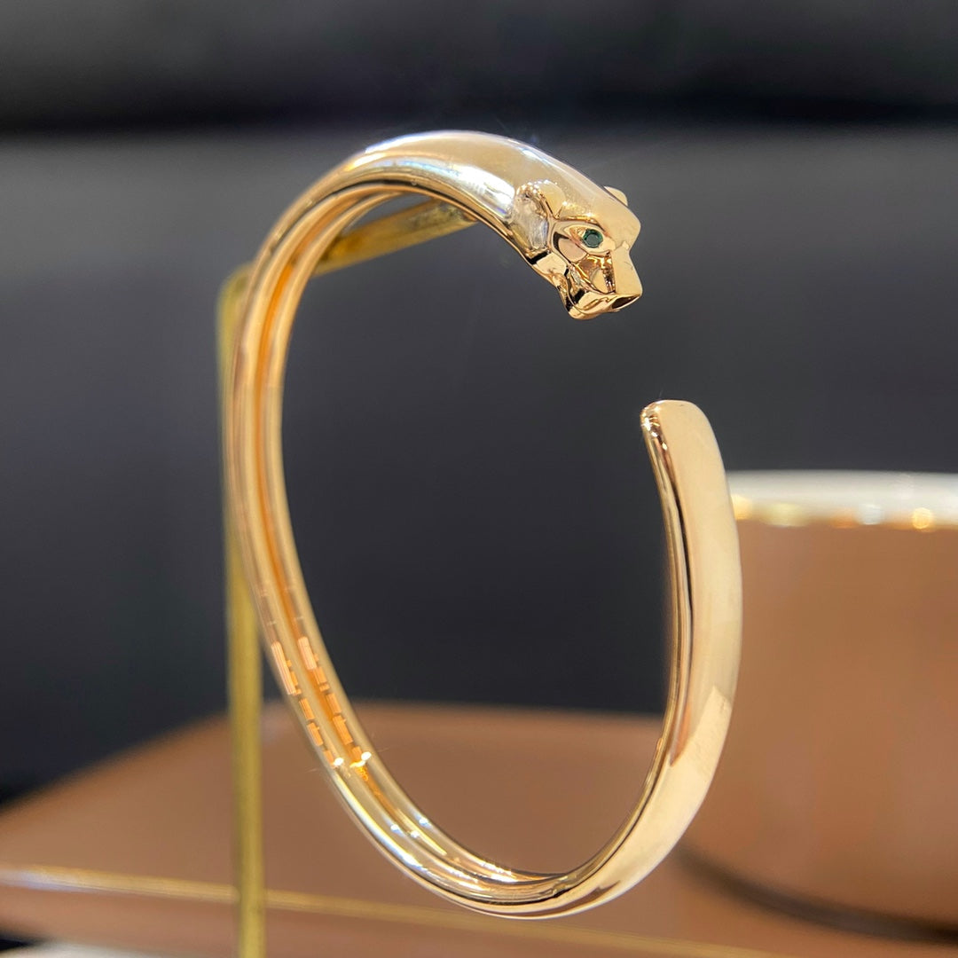¡®Lume Jewelry¡¯PANTHERE GOLD OPEN BRACELET