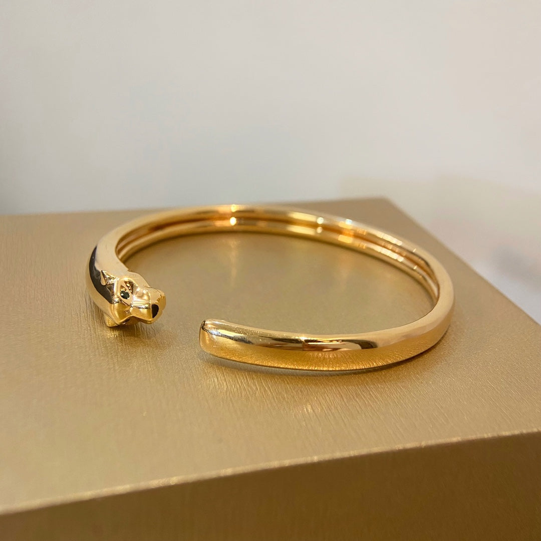¡®Lume Jewelry¡¯PANTHERE GOLD OPEN BRACELET