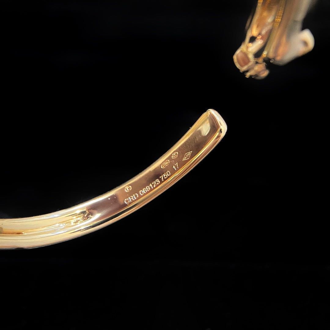 ¡®Lume Jewelry¡¯PANTHERE GOLD OPEN BRACELET