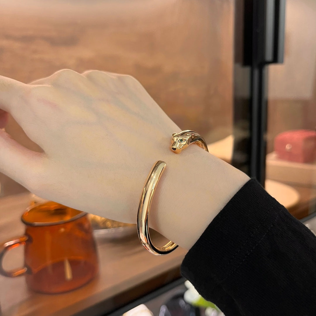 ¡®Lume Jewelry¡¯PANTHERE GOLD OPEN BRACELET