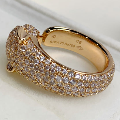 ¡®Lume Jewelry¡¯PANTHERE PINK GOLD DIAMOND RING