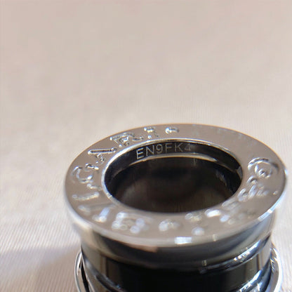 [Lume Jewelry]ZERO 1 BLACK CERAMIC SILVER NECKLACE