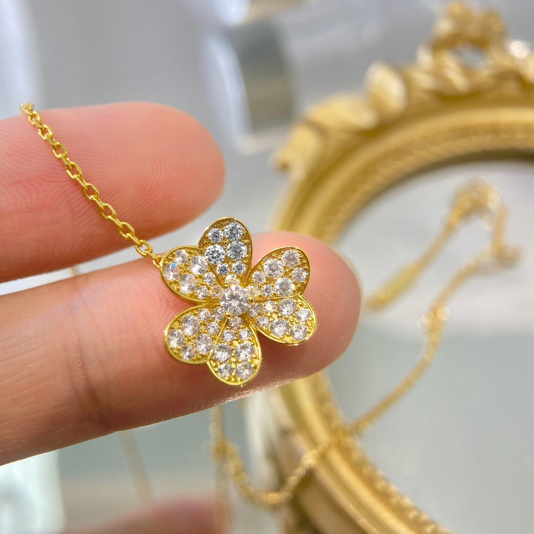 ¡®Lume Jewelry¡¯FLOWER DIAMOND NECKLACE