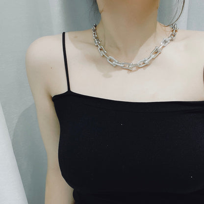 [Lume Jewelry]HARDWEAR NECKLACE DIAMOND PAVED